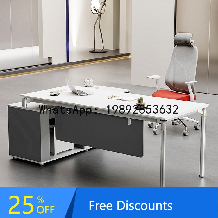 Office Tech Furniture - โต๊ะทำงาน YFY ดีไซน์เรียบง่าย ทันสมัย หรูหราเบาๆ สไตล์สร้างสรรค์