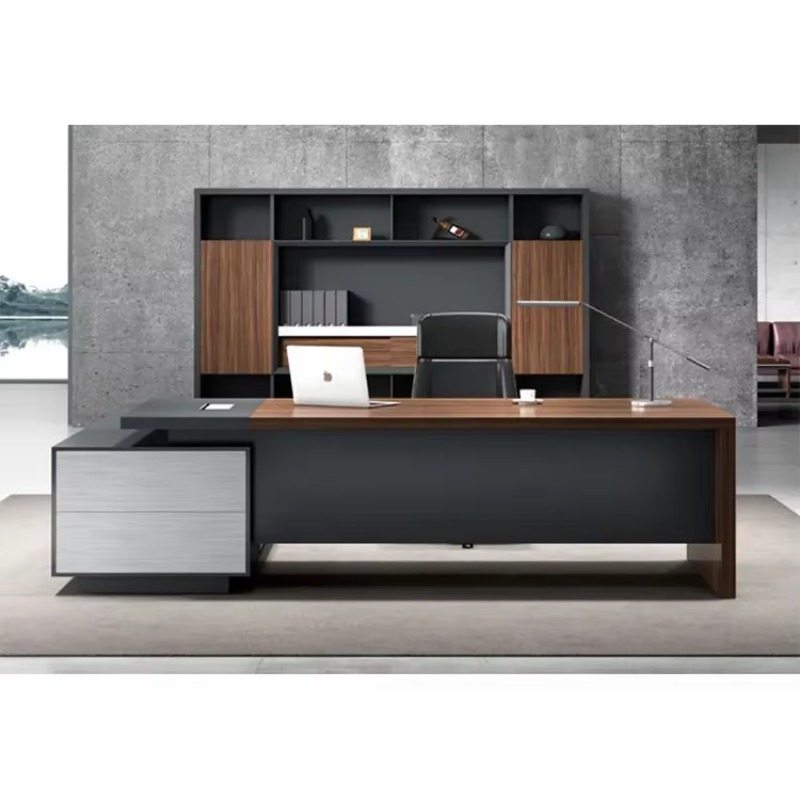 โต๊ะทำงานสำนักงานรูปตัว L สไตล - Office Tech Furniture บทวิจารณ์และราคา