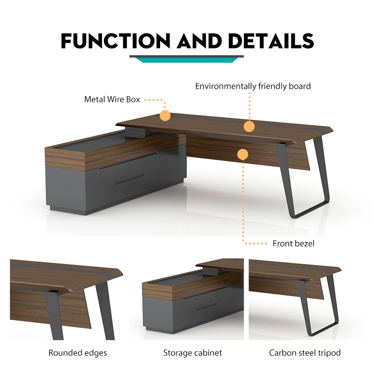โต๊ะทำงานไม้หรูหราทันสมัยสำหรั - Office Tech Furniture บทวิจารณ์และราคา