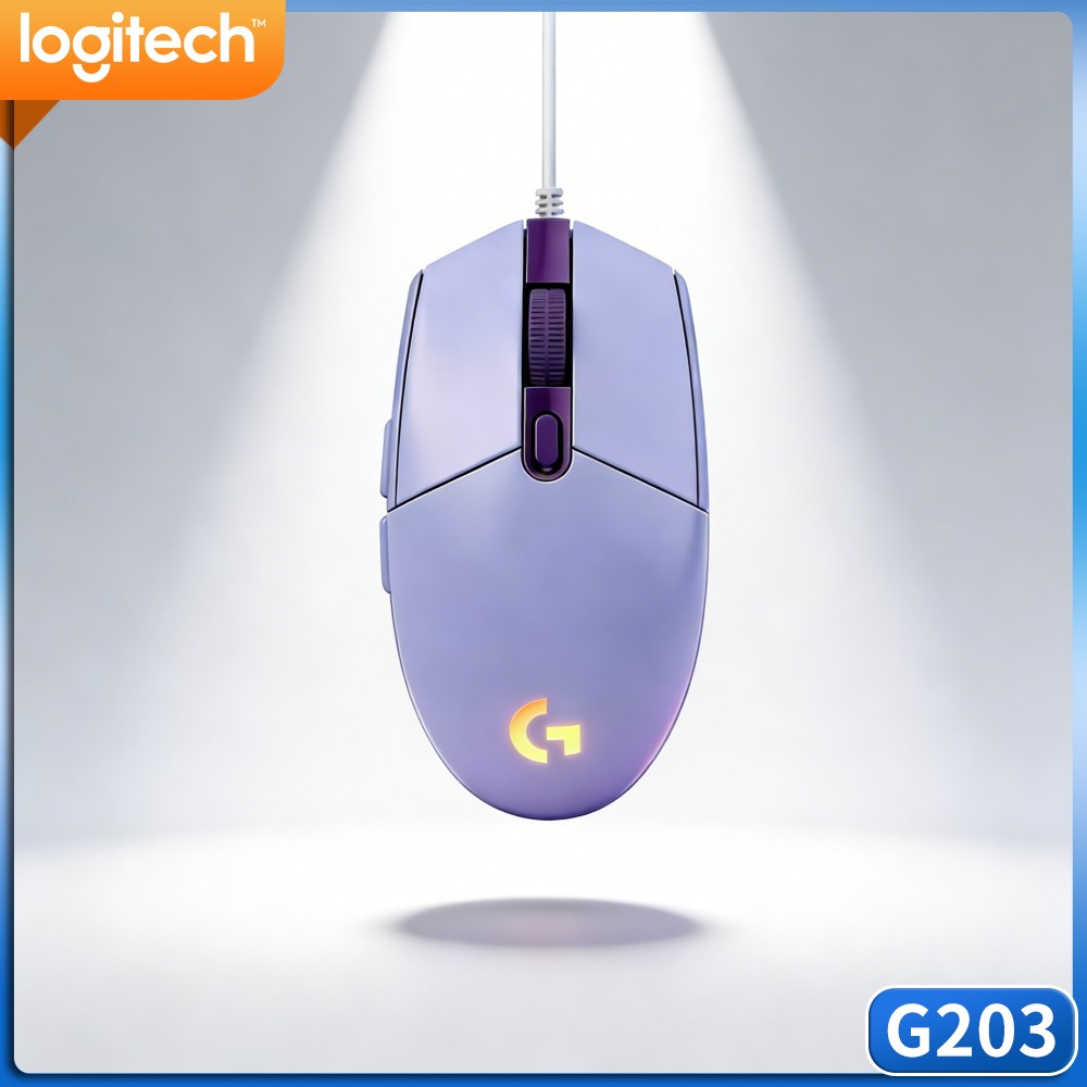 เมาส์เกมมิ่งแบบมีสาย Logitech  - Logitech Mouse G203 บทวิจารณ์และราคา