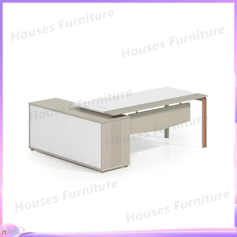 โต๊ะทำงานผู้บริหารรูปตัว L เฟอ - Office Tech Furniture บทวิจารณ์และราคา