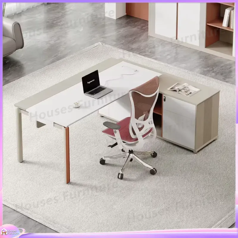 โต๊ะทำงานผู้บริหารรูปตัว L เฟอ - Office Tech Furniture บทวิจารณ์และราคา