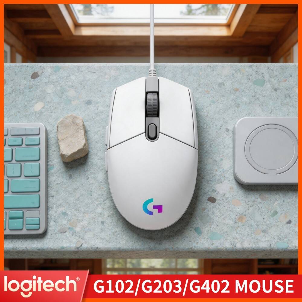 เมาส์เกมมิ่งแบบมีสาย Logitech  - Logitech Mouse G203 บทวิจารณ์และราคา