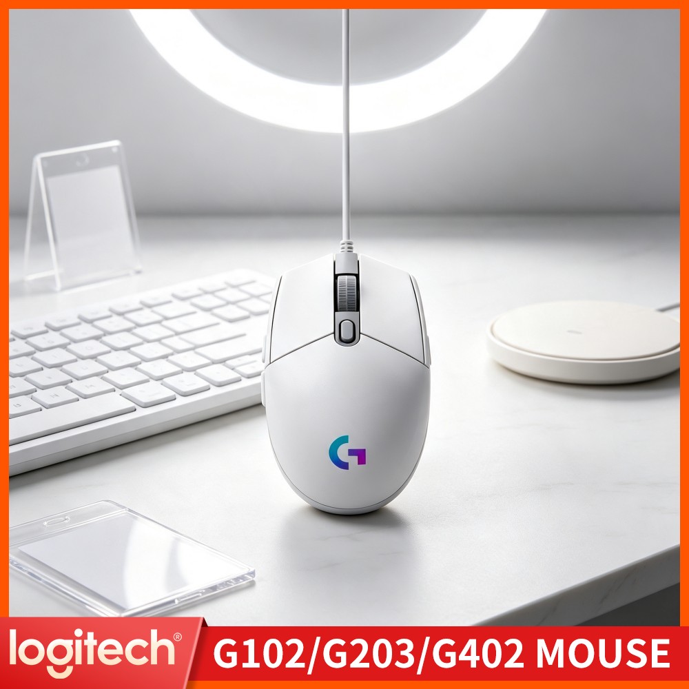 เมาส์เกมมิ่งแบบมีสาย Logitech  - Logitech Mouse G203 บทวิจารณ์และราคา