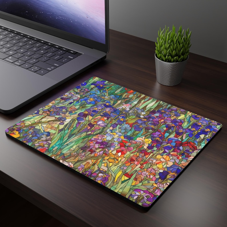 แผ่นรองเมาส์โมเสกดอกไม้ อุปกรณ - Office Tech Set Up บทวิจารณ์และราคา