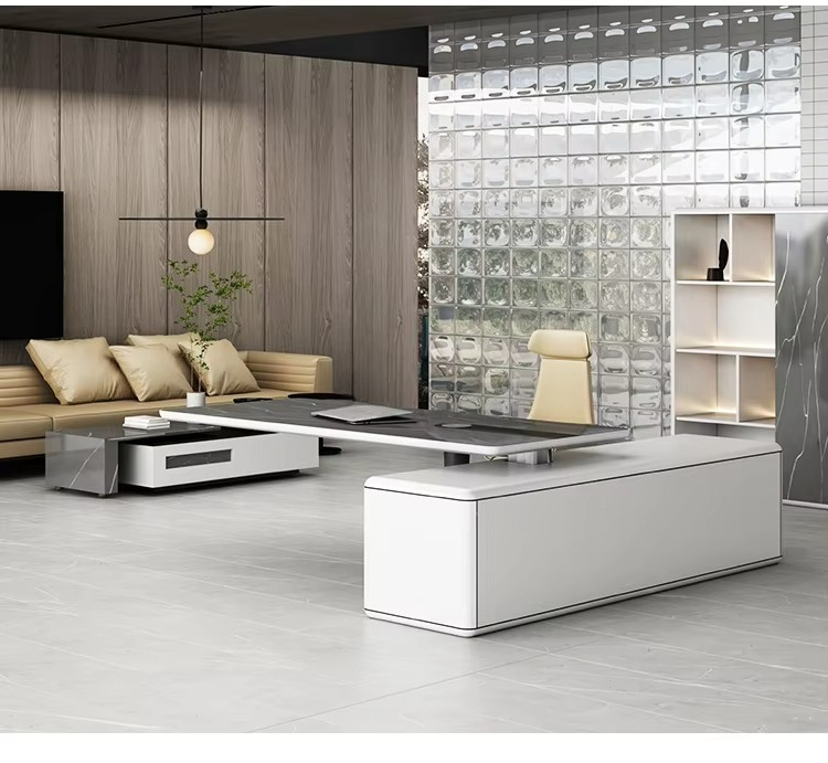 ชุดโต๊ะทำงานรูปตัว L สไตล์นอร์ - Office Tech Furniture บทวิจารณ์และราคา